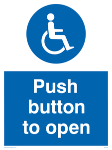 MA5578: Push button to open