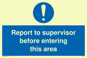 MA5755: Report to supervisor before entering this area