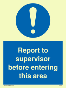 MA5755: Report to supervisor before entering this area