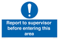 MA5755: Report to supervisor before entering this area