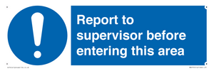 MA5755: Report to supervisor before entering this area