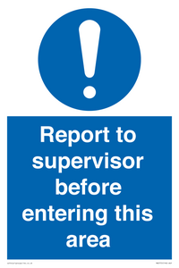 MA5755: Report to supervisor before entering this area