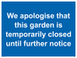 MA5959: We apologise that this garden is temporarily closed until further notice