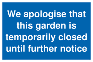 MA5959: We apologise that this garden is temporarily closed until further notice