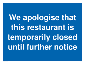 MA5960: We apologise that this restaurant is temporarily closed until further notice