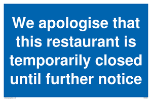 MA5960: We apologise that this restaurant is temporarily closed until further notice