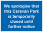 MA5963: We apologise that this Caravan Park is temporarily closed until further notice
