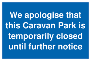 MA5963: We apologise that this Caravan Park is temporarily closed until further notice