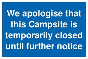 MA5964: We apologise that this Campsite is temporarily closed until further notice