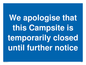 MA5964: We apologise that this Campsite is temporarily closed until further notice