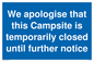 MA5964: We apologise that this Campsite is temporarily closed until further notice