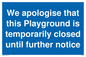MA5965: We apologise that this Playground is temporarily closed until further notice