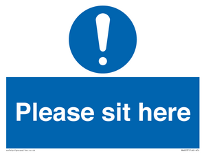 MA6037: Please sit here