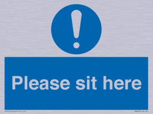 MA6037: Please sit here