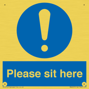 MA6037: Please sit here