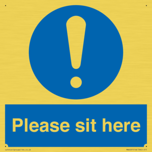MA6037: Please sit here