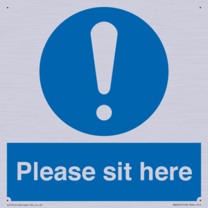 MA6037: Please sit here