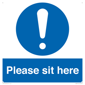 MA6037: Please sit here