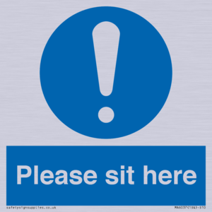 MA6037: Please sit here