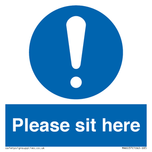 MA6037: Please sit here