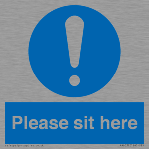 MA6037: Please sit here