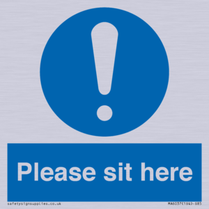 MA6037: Please sit here