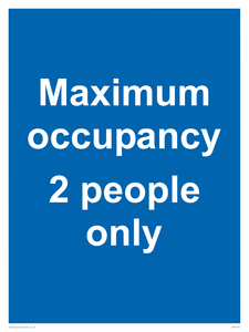 MA6042: Maximum occupancy 2 people only