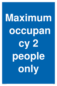 MA6042: Maximum occupancy 2 people only