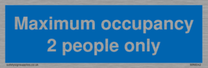 MA6042: Maximum occupancy 2 people only