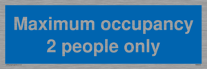 MA6042: Maximum occupancy 2 people only