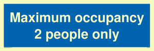 MA6042: Maximum occupancy 2 people only
