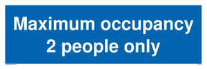 MA6042: Maximum occupancy 2 people only