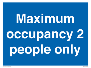MA6042: Maximum occupancy 2 people only