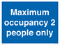 MA6042: Maximum occupancy 2 people only