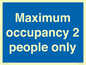 MA6042: Maximum occupancy 2 people only