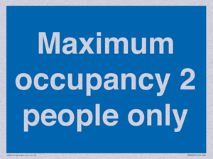 MA6042: Maximum occupancy 2 people only