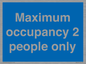 MA6042: Maximum occupancy 2 people only