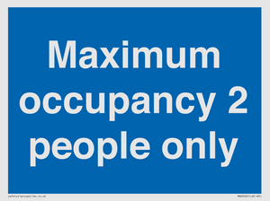 MA6042: Maximum occupancy 2 people only