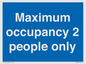 MA6042: Maximum occupancy 2 people only
