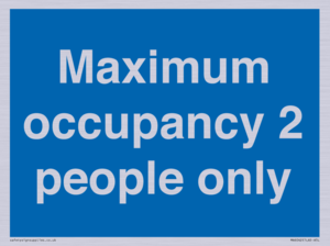 MA6042: Maximum occupancy 2 people only