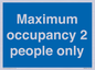 MA6042: Maximum occupancy 2 people only