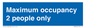 MA6042: Maximum occupancy 2 people only