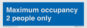 MA6042: Maximum occupancy 2 people only