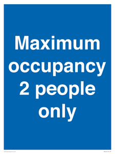 MA6042: Maximum occupancy 2 people only