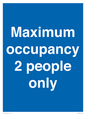 MA6042: Maximum occupancy 2 people only