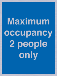 MA6042: Maximum occupancy 2 people only