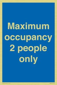 MA6042: Maximum occupancy 2 people only