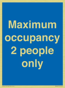 MA6042: Maximum occupancy 2 people only