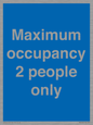 MA6042: Maximum occupancy 2 people only