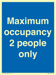 MA6042: Maximum occupancy 2 people only